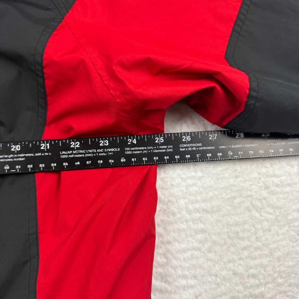Reebok NFL Atlanta Falcons Football Rain Jacket Men Large Black Red Full Zip VTG - Picture 5 of 9